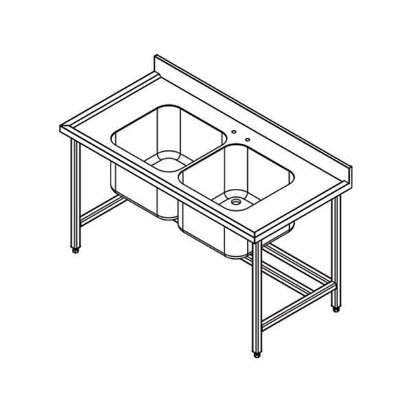 double Sink Unit