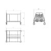 Double Side Plate Trolley