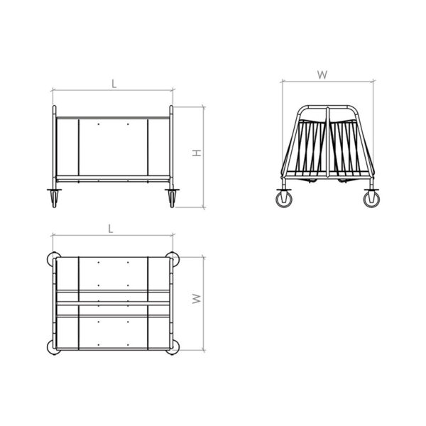 Double Side Plate Trolley