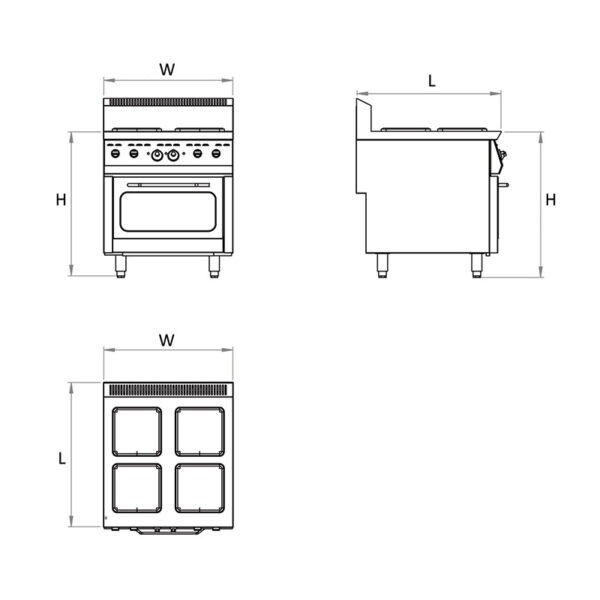 Electric Range (square Hot plate)