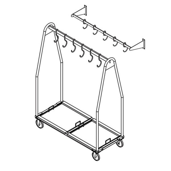 Mobile Meat Hanging Rail