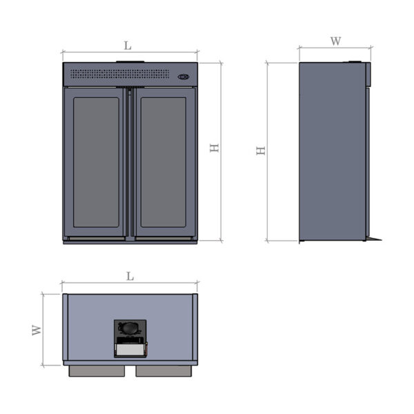 ROLL-IN Stand Refrigerator