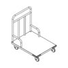 heavy duty Receiving Trolley (german casters)