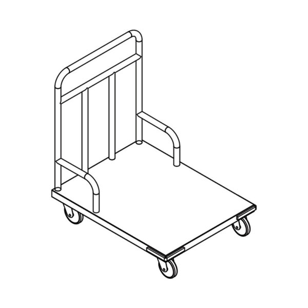 heavy duty Receiving Trolley (german casters)