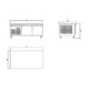 Snack Refrigerator unit ‎(With Doors)‎