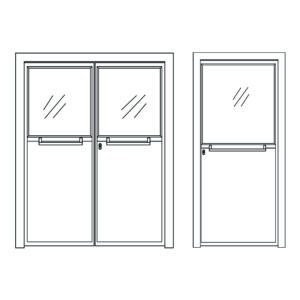 STAINLESS STEEL DOORS (Hinged Door)