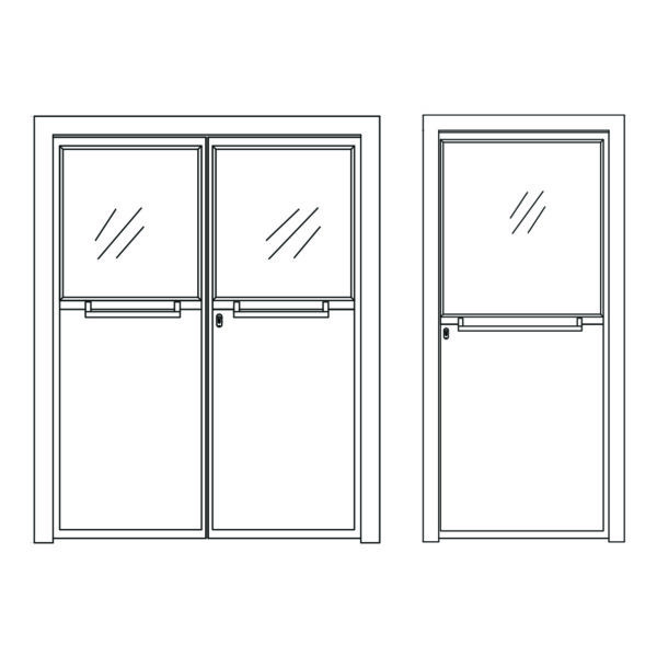 STAINLESS STEEL DOORS (Hinged Door)