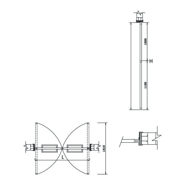 STAINLESS STEEL DOORS (Swinging Door)