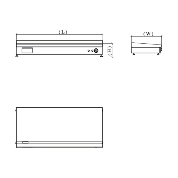 Electric snack Fry Top ‎- counter model ‎