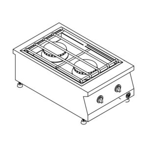 gas snack Cooker - counter model